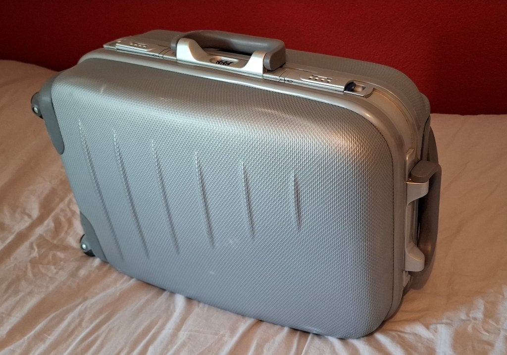 Trolly reiskoffer, Ophalen of Verzenden, Gebruikt, Hard kunststof, Slot