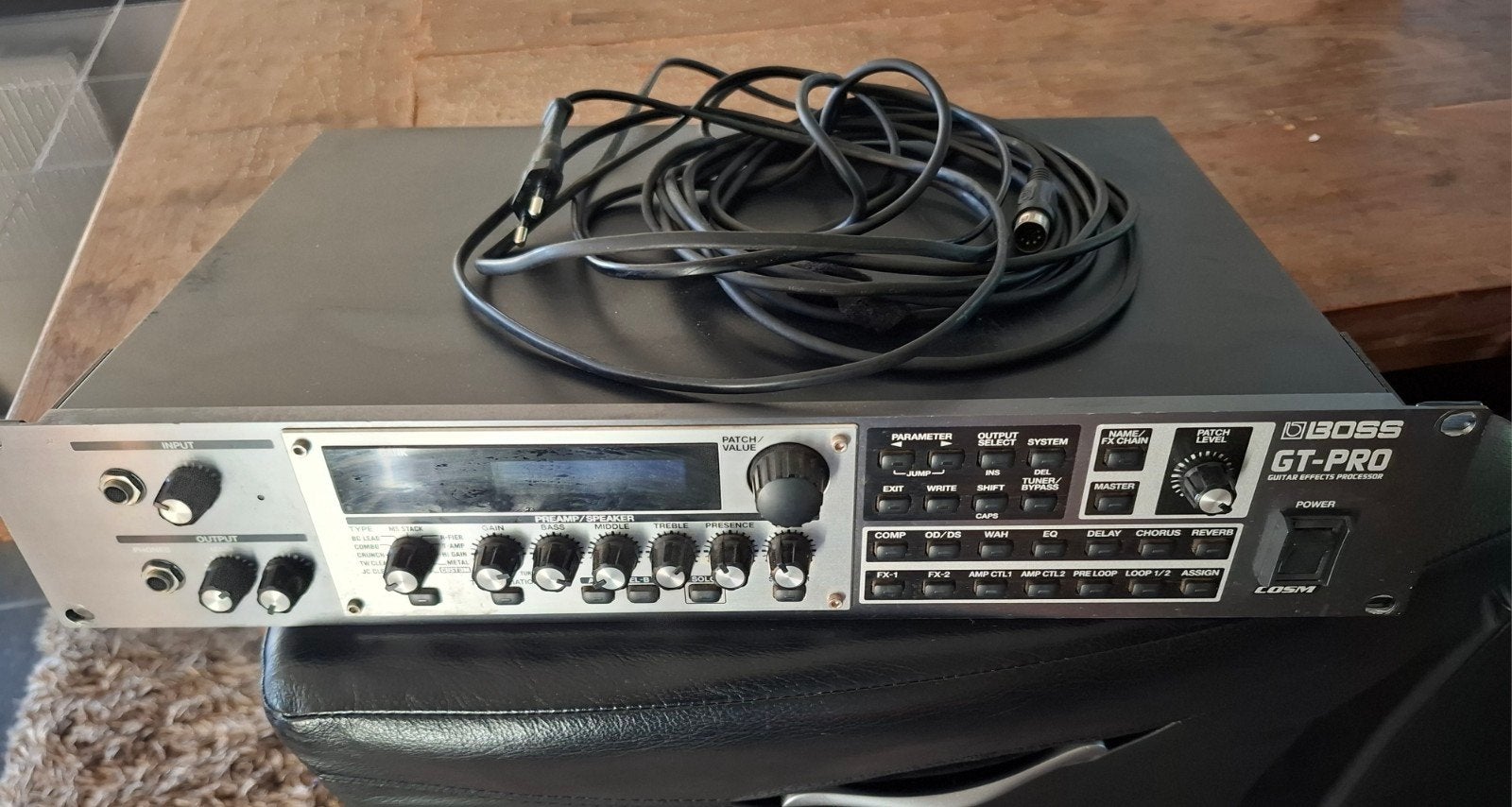 Boss GT-PRO Gitaar effect Processor met Behringer FCB10, Ophalen of Verzenden, Gebruikt, Multi-effect