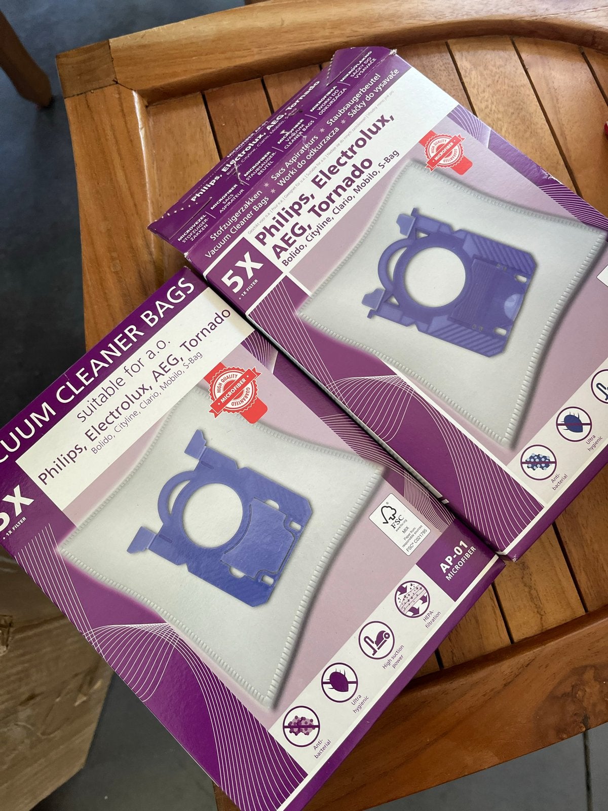 Stofzuigerzakken Philips, Electrolux, AEG, Tornado (10 stuks, Inclusief accessoires, Philips, Overige typen, Nieuw