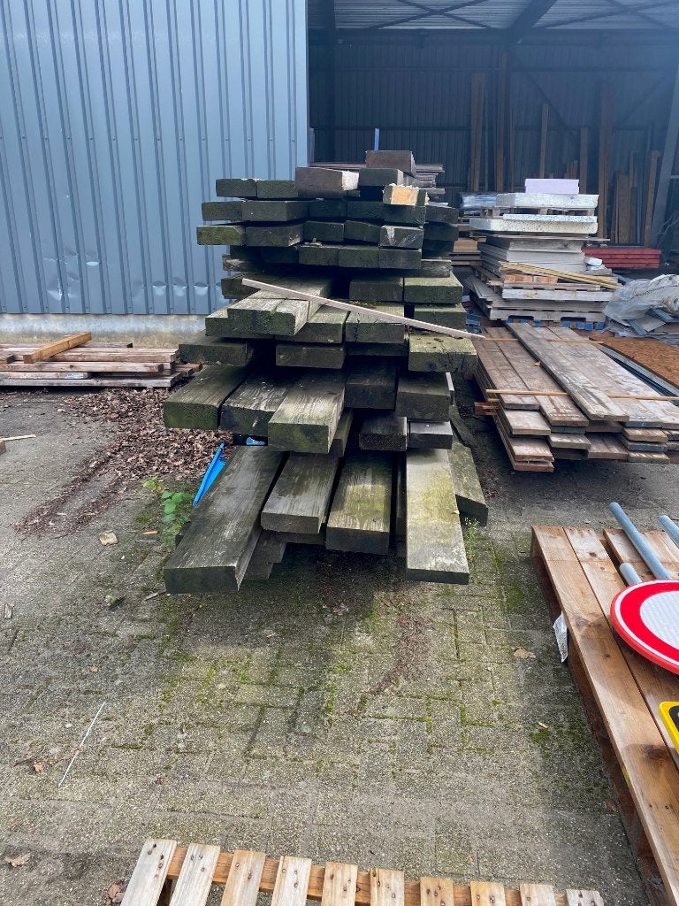 Restanten balkhout div. maten laatste kans!, Doe-het-zelf en Verbouw, Ophalen, Gebruikt, Minder dan 25 mm, 200 tot 250 cm