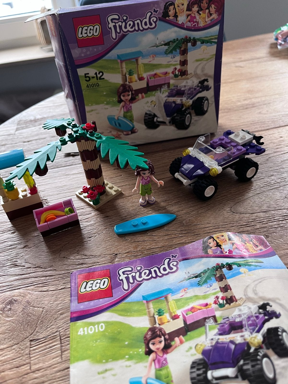 LEGO Friends 41010 Strandbuggy met Olivia en palmboom, Ophalen of Verzenden, Gebruikt, Overige merken