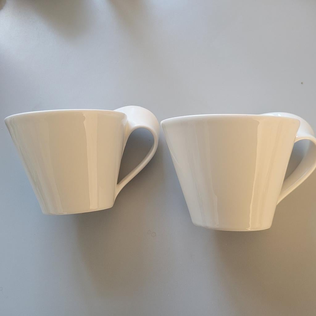 Villeroy & Boch NewWave Mokken - Set van 2, Ophalen, Zo goed als nieuw, Effen, Kop(pen) en/of Schotel(s)