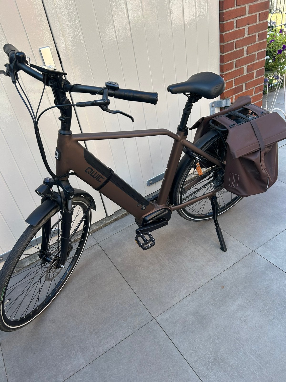 Tekoop Qwic heren fiets met riem, Ophalen, Zo goed als nieuw