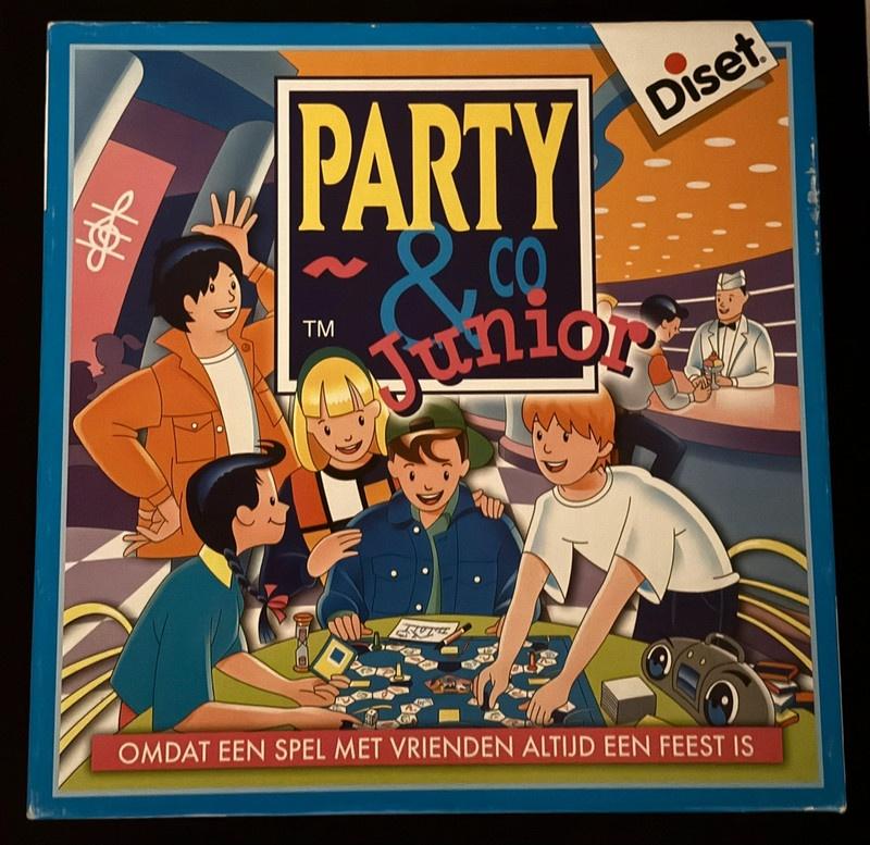 Party & Co Junior, Hobby en Vrije tijd, Gezelschapsspellen | Bordspellen, Ophalen of Verzenden, Gebruikt, Diset