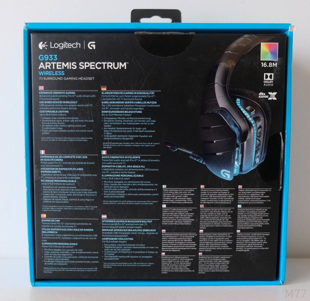 Logitech G933 Artemis Spectrum Draadloze Gaming Headset, Logitech, Ophalen of Verzenden, Draadloos, Over-ear