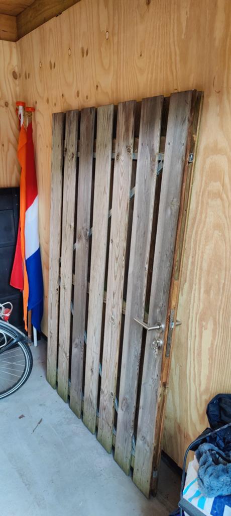 Poortdeur xxl 1 meter breedt !!, Ophalen, Minder dan 3 meter, 1 tot 2 meter
