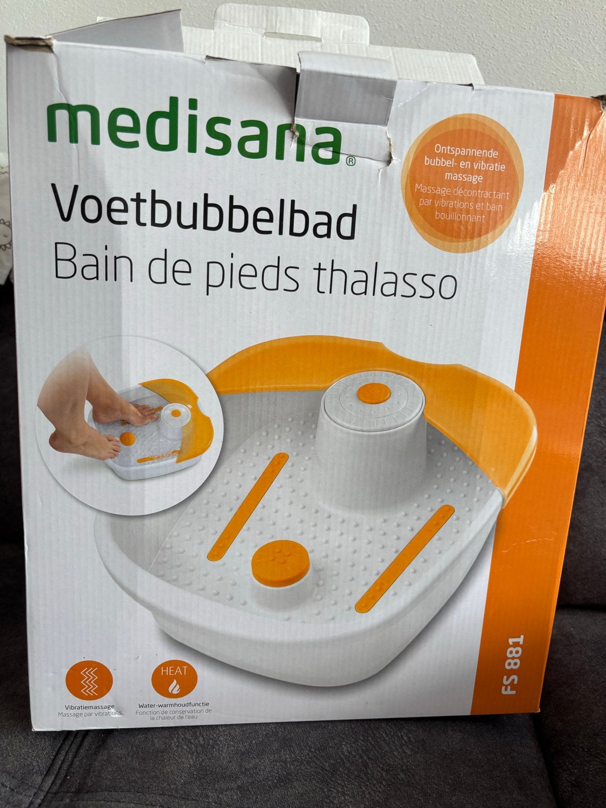 Medisana Voetbubbelbad FS 881 - Ontspanning voor uw voeten, Witgoed en Apparatuur, Persoonlijke-verzorgingsapparatuur, Ophalen