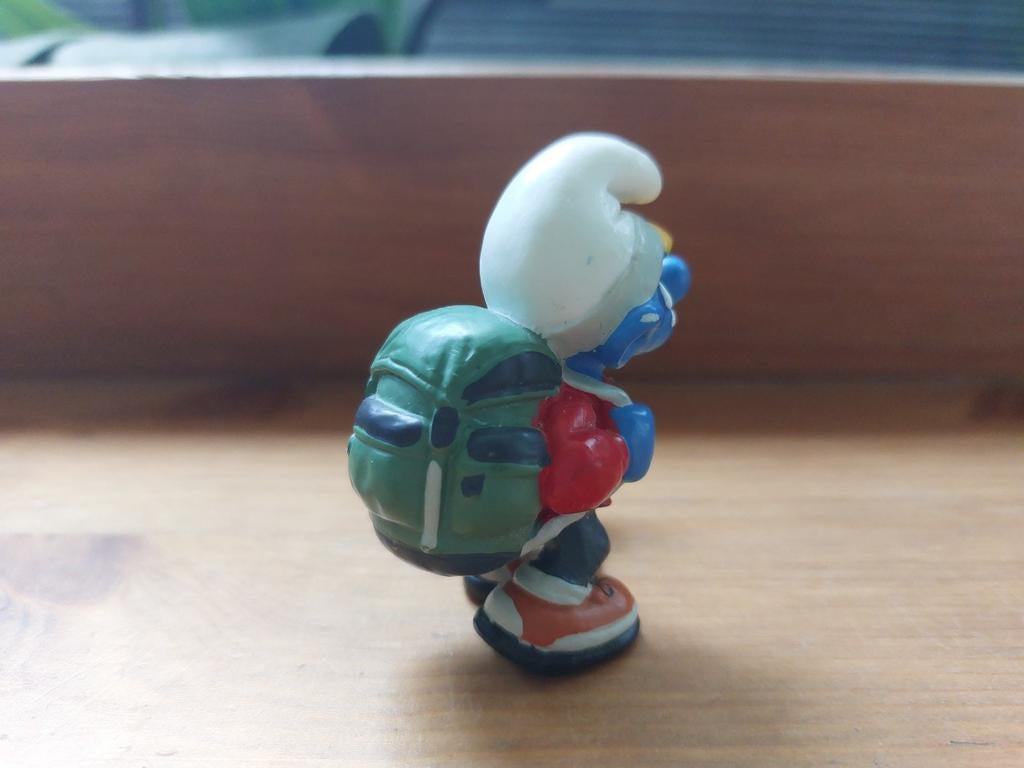 Bergwandelaar wandelaar smurf, Verzamelen, Smurfen, Ophalen of Verzenden, Zo goed als nieuw