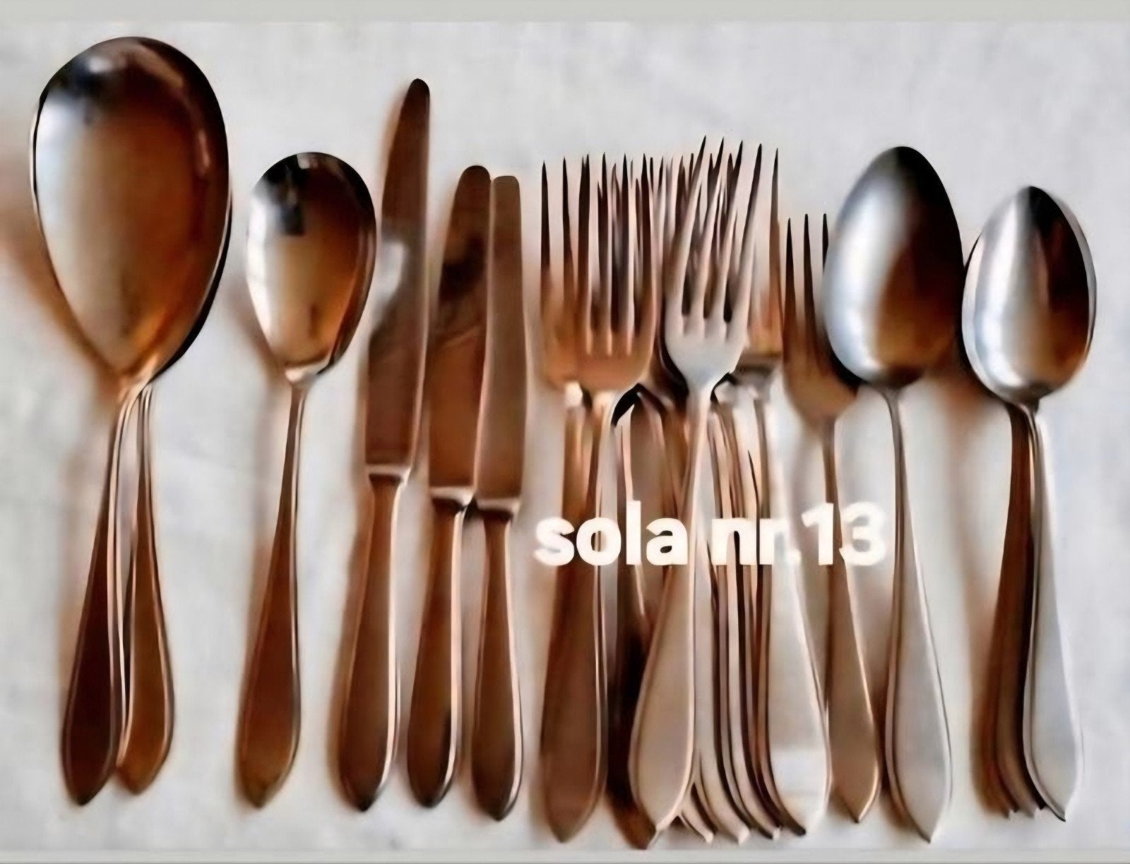 G Sola Z klassiek bestek gladde spitse handvatten, Ophalen of Verzenden, Rvs of Chroom