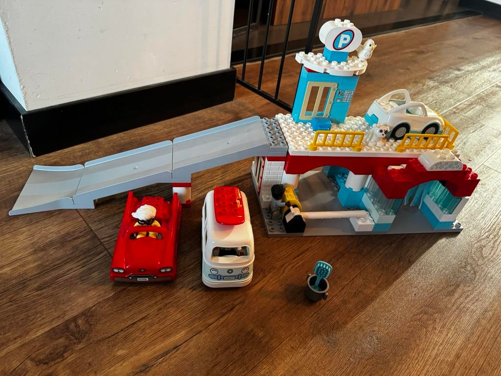 Duplo Wasstraat met auto's, Ophalen, Gebruikt, Complete set, Duplo