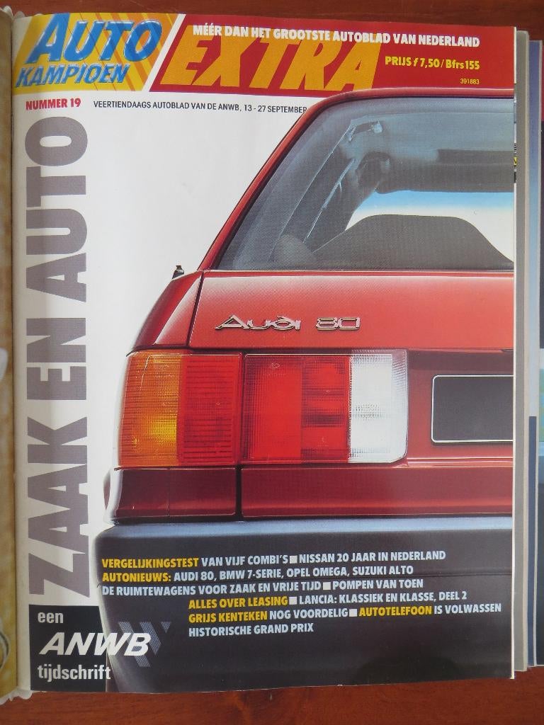 Autokampioen 19 1986 Omega, Alto, 80, 7-serie, combi's, Ophalen of Verzenden, Nieuw, Opel