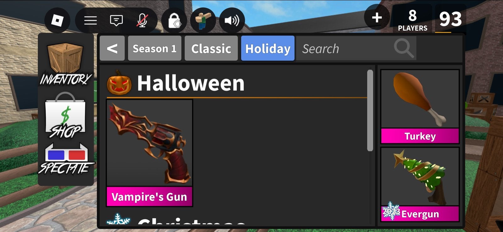 Murder Mystery 2 wapens - Vampire gun, Heartblade, Evergun,, Ophalen, Online, Shooter, Nieuw