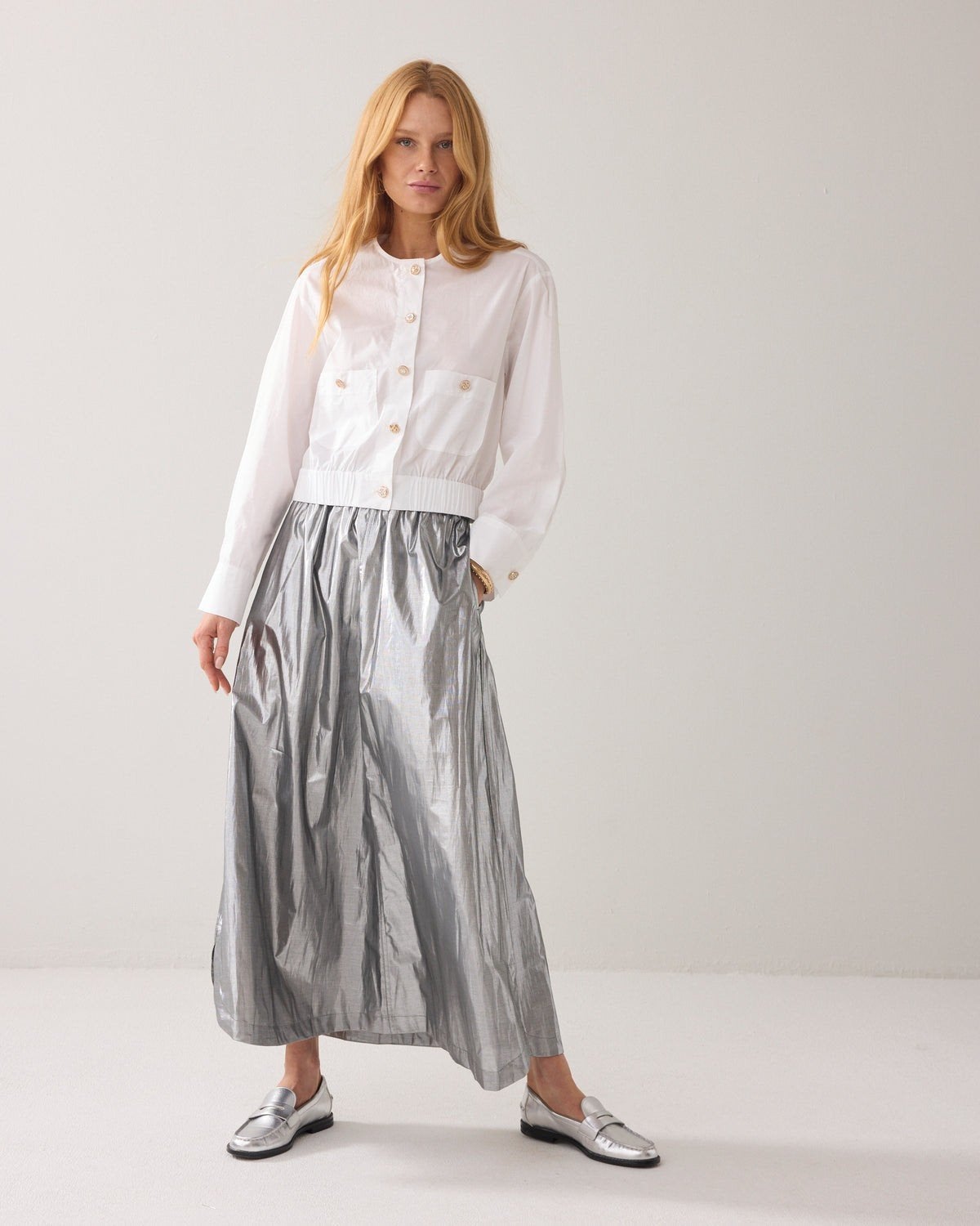 Summum Silver Rok Maat 40 met Zakken en Splitten, Maat 38/40 (M), Summum, Nieuw, Ophalen of Verzenden