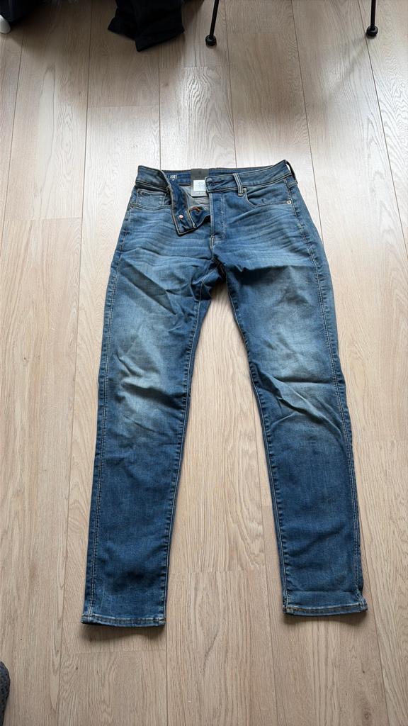 Gstar spijkerbroek Nieuw maat 29/32 slim, Ophalen of Verzenden, Nieuw, Blauw, W32 (confectie 46) of kleiner