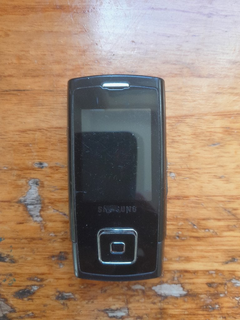 Samsung SGH E 900 Slider, Ophalen of Verzenden, Gebruikt, Zwart, Overige systemen
