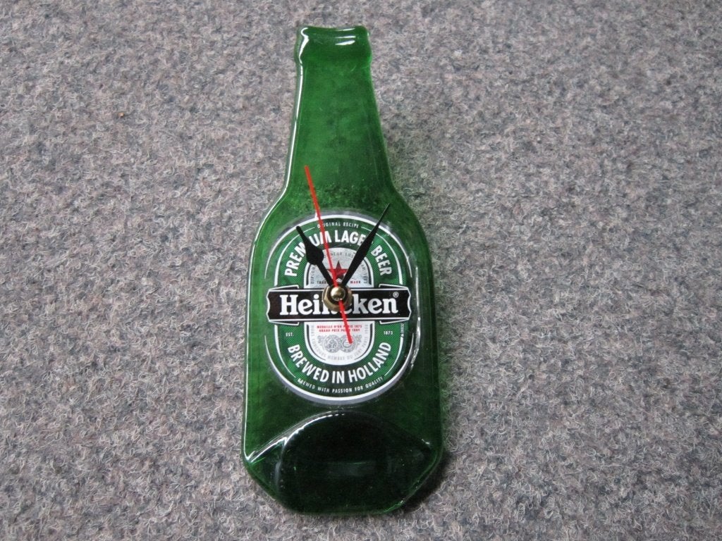 HEINEKEN BIER FLES KLOK, Verzamelen, Biermerken, Ophalen, Nieuw, Overige typen, Heineken