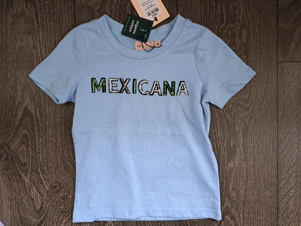 Nieuw Kids Only  Shirt  'Mexicana'  -  104   110    jusa17, Kinderen en Baby's, Kinderkleding | Maat 104, Meisje, Kids Only, Nieuw