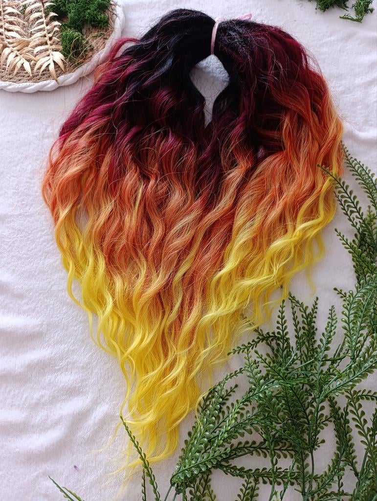 Dreadlocks set, dreadkrullen haar extensions, 55 DE, Ophalen of Verzenden, Nieuw, Pruik of Haarverlenging