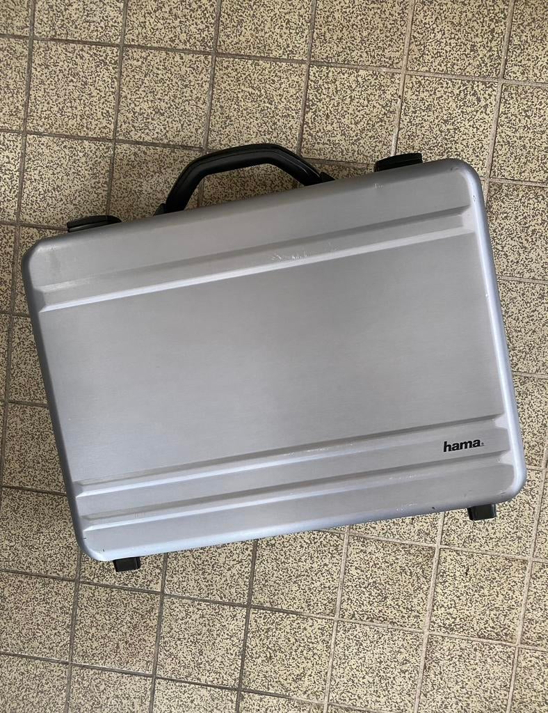 Aluminium Hama actekoffer , jaren 80, Sieraden, Tassen en Uiterlijk, Koffers, Onbekend, Slot, Minder dan 50 cm, Ophalen of Verzenden
