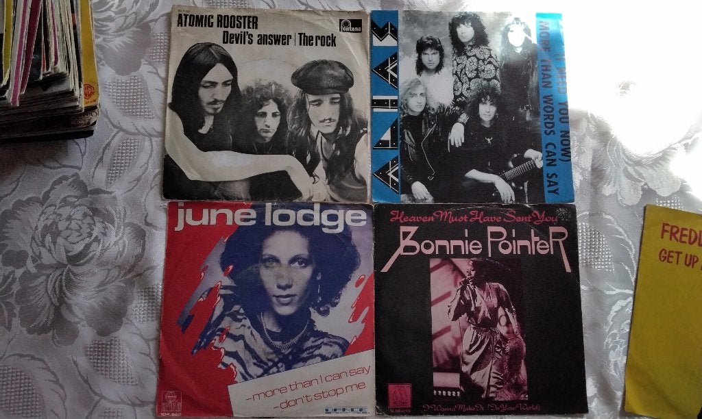 Singles Progressive Rock Hard Rock Pop Disco Soul Reggae, Cd's en Dvd's, Vinyl Singles, Gebruikt, Overige genres, 7 inch, Single