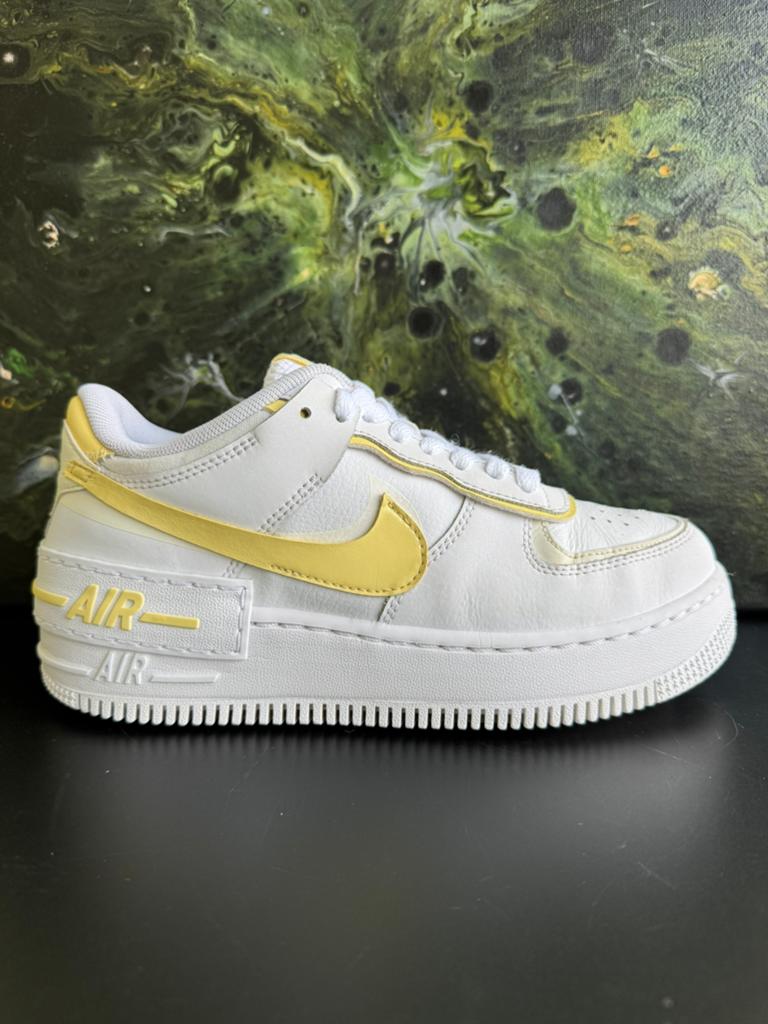 Nike air force 1 shadow, maat 37,5, Ophalen of Verzenden, Zo goed als nieuw, Wit, Sneakers of Gympen