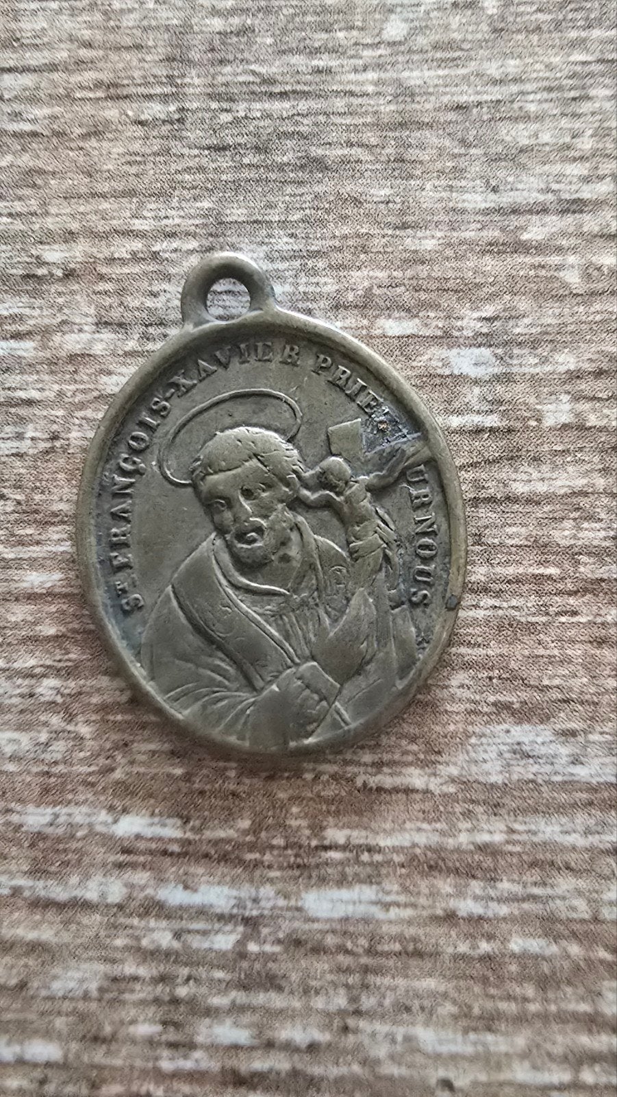 Hanger heilige Sint-Franciscus., Ophalen of Verzenden, Sieraad