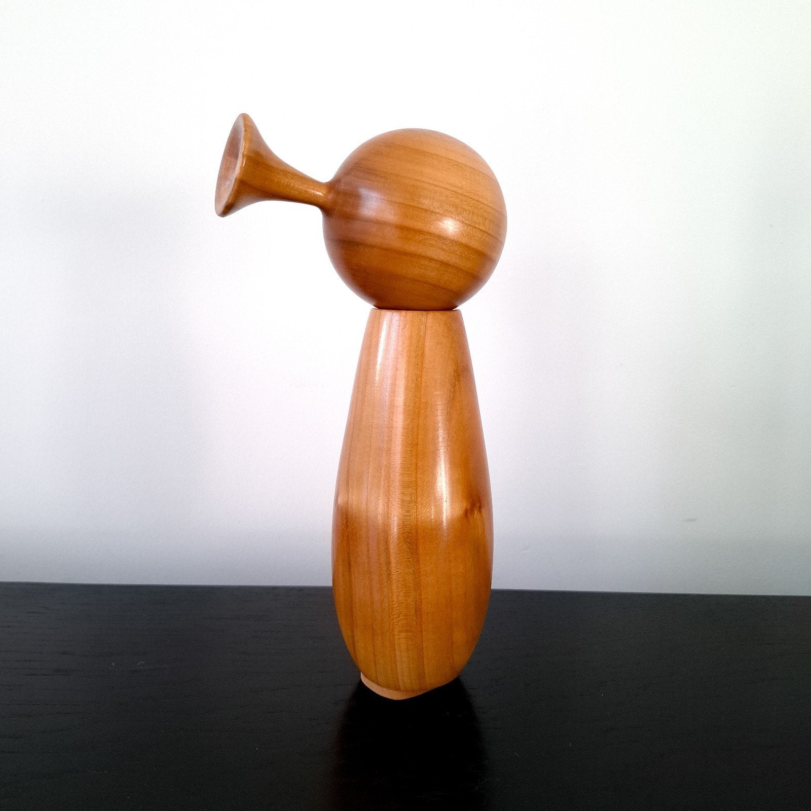 Vintage houten trompetvogel Deens design, Ophalen of Verzenden