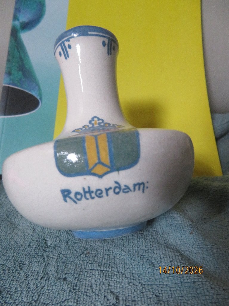 DKP Vaasje met Holland Rotterdam, Antiek en Kunst, Ophalen of Verzenden