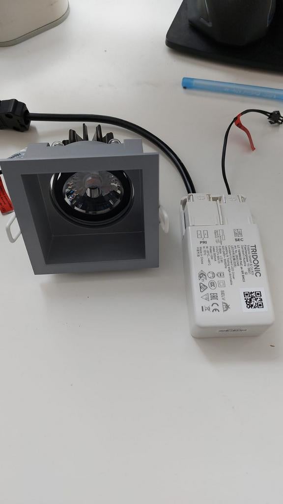 Wever & Ducré Plano 1.0 LED Inbouwspot met Driver, Huis en Inrichting, 30 tot 60 watt, Led-lamp, Nieuw, Overige fittingen