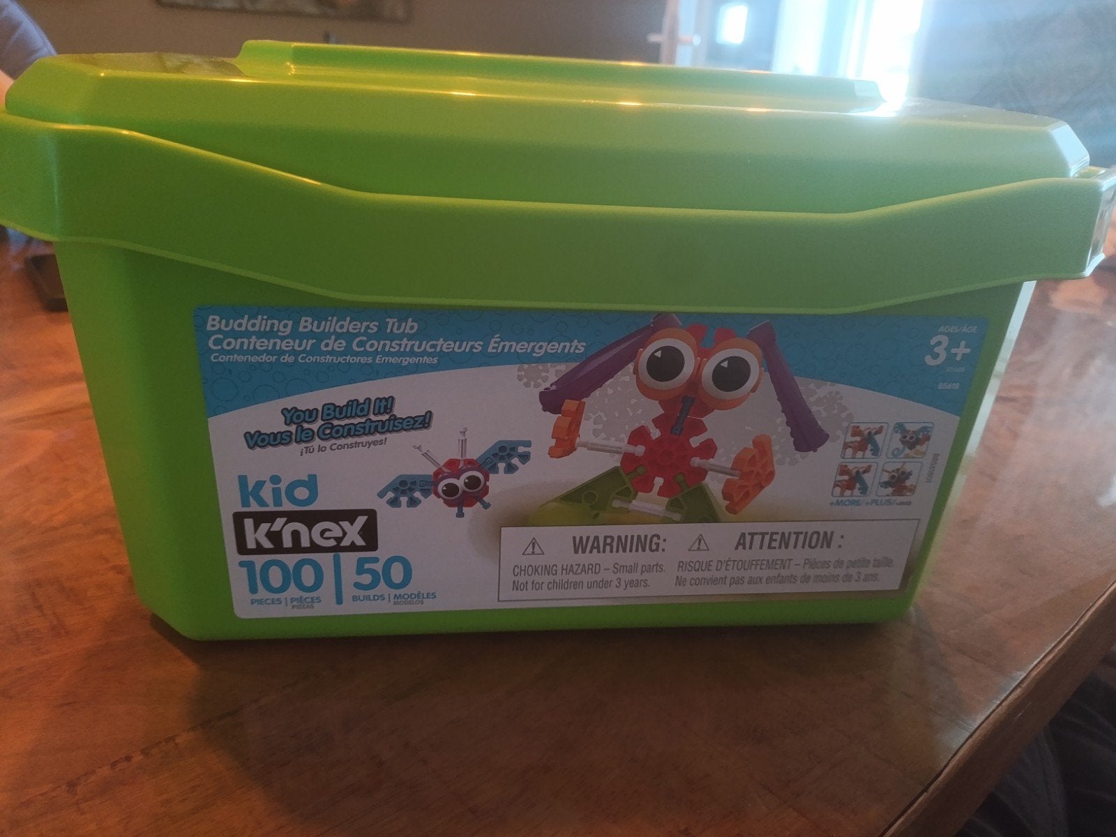 kid knex k'nex 100 stukjes kompleet met bouw beschrijving, Ophalen of Verzenden, Zo goed als nieuw, K'nex