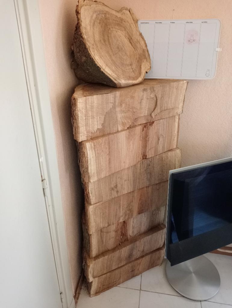 houten stronken, Tuin en Terras, Haardhout, 6 m³ of meer, Ophalen of Verzenden, Eikenhout, Blokken