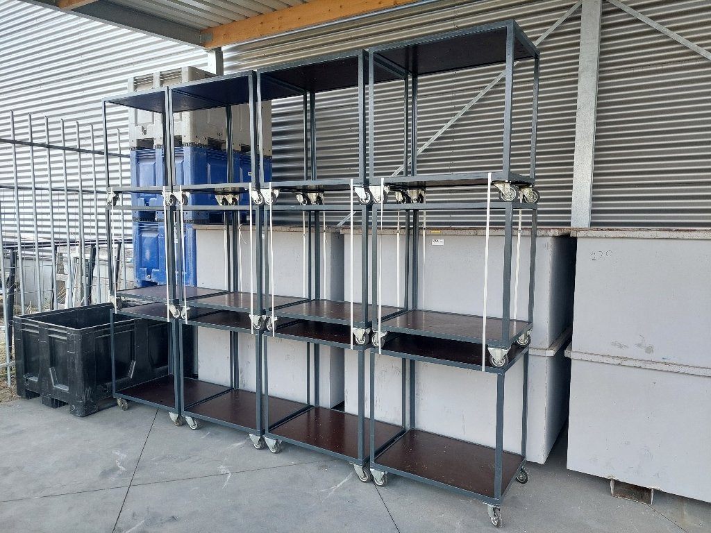 Werkplaatskar, magazijnkar, tafelwagen, transportkar, Doe-het-zelf en Verbouw, Transportwagens, 100 liter of meer, Ophalen, Gebruikt