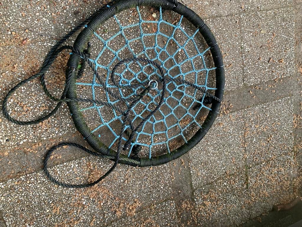 Schommelnest / Vogelnestschommel Blauw/Zwart, Ophalen, Gebruikt, Schommel