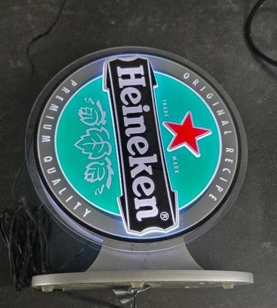 Heineken lichtreclame, Verzamelen, Merken en Reclamevoorwerpen, Ophalen of Verzenden, Zo goed als nieuw, Lichtbak of (neon) lamp