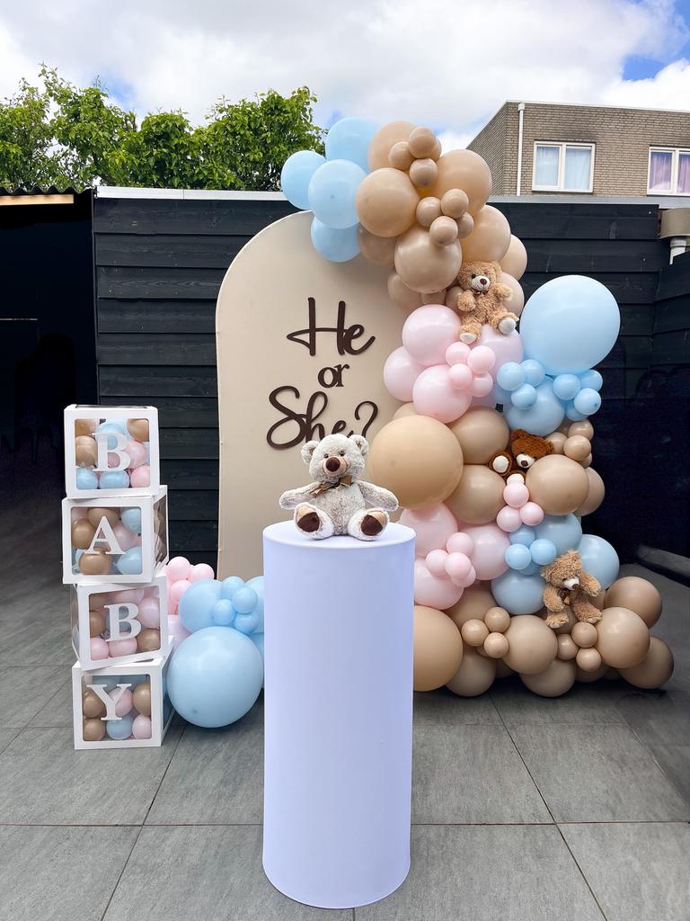 Baby shower, Gender reveal decoratie ballonnen, Ophalen, Nieuw, Overige
