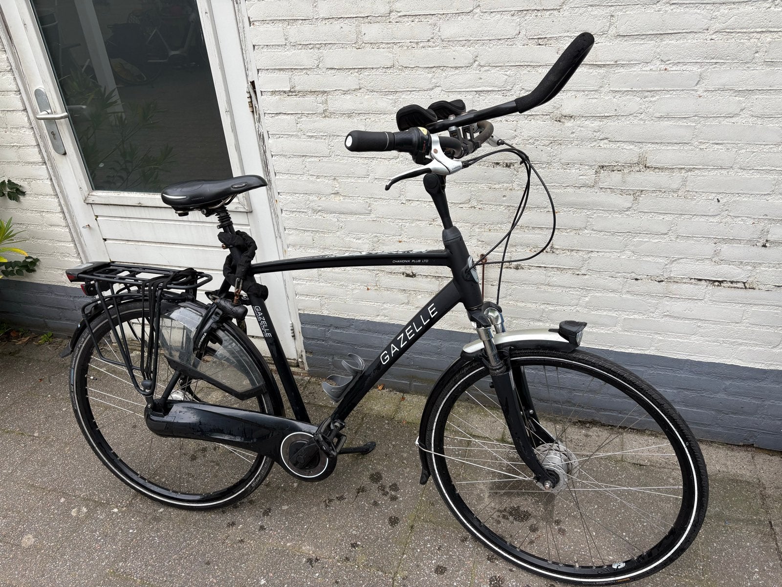 Gazelle Chamonix Plus Herenfiets, Ophalen, Versnellingen, Zo goed als nieuw, 61 tot 65 cm