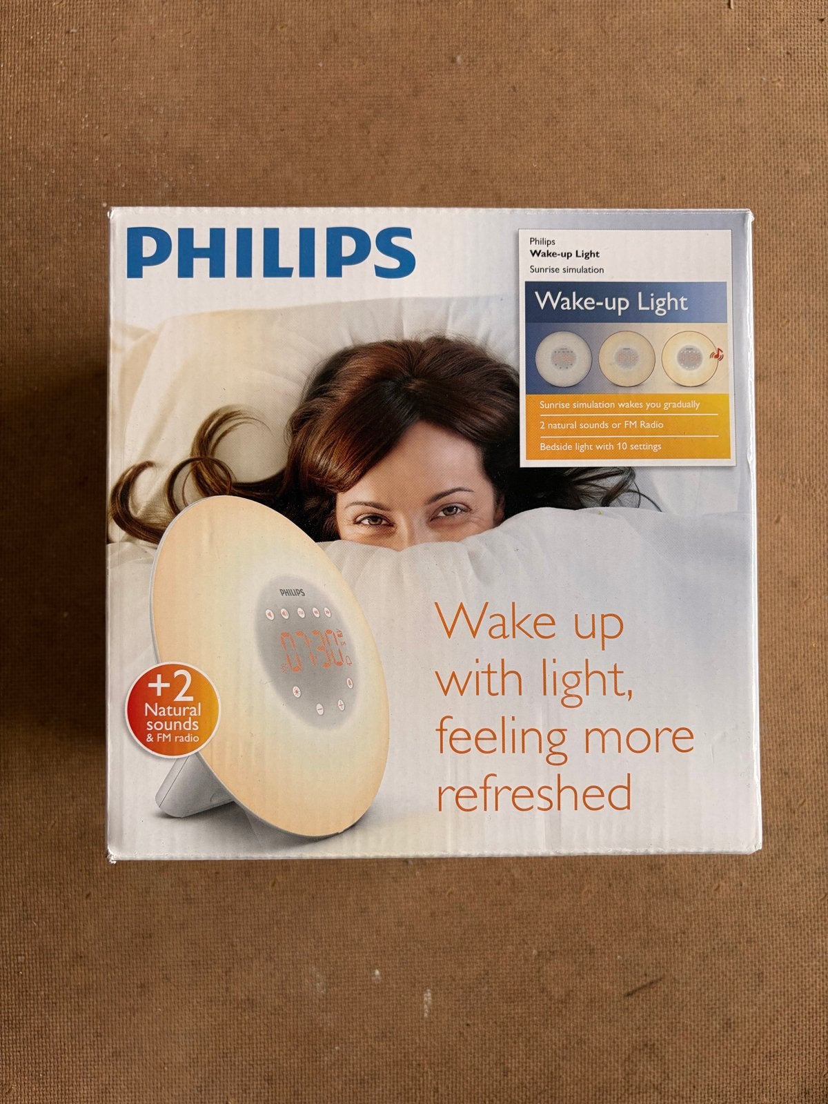 Philips Wake-up Light - Sunrise simulatie & FM radio, Ophalen, Zo goed als nieuw, Digitaal