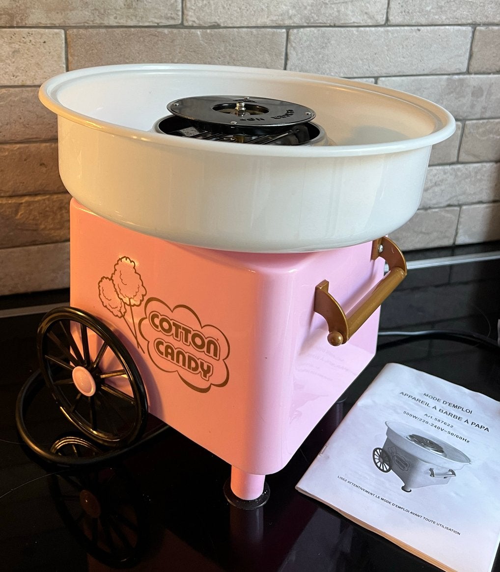 Suikerspinmachine - Cotton Candy Maker, Witgoed en Apparatuur, Ophalen of Verzenden, Zo goed als nieuw
