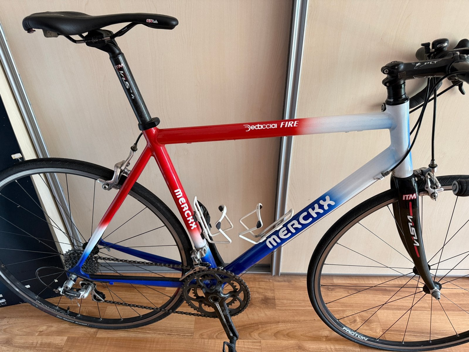 Merckx Racefiets 60cm Campagnolo Chorus 10 speed, Gebruikt, 10 tot 15 versnellingen, 57 tot 61 cm, Ophalen