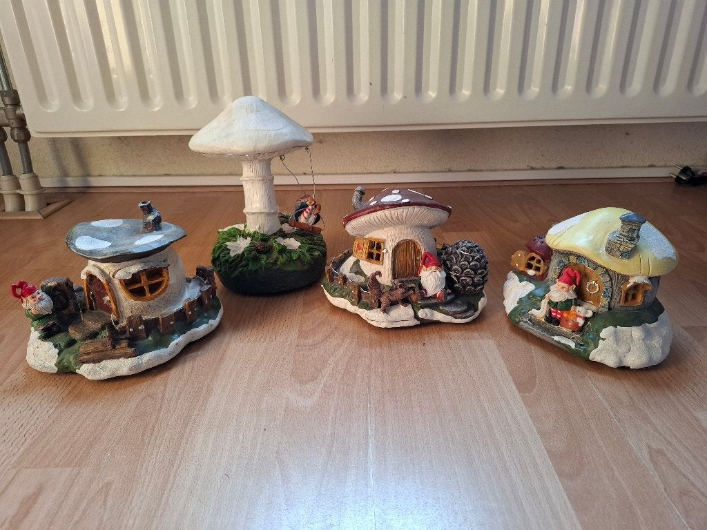 Kerstdorp Kabouters, Ophalen of Verzenden, Gebruikt