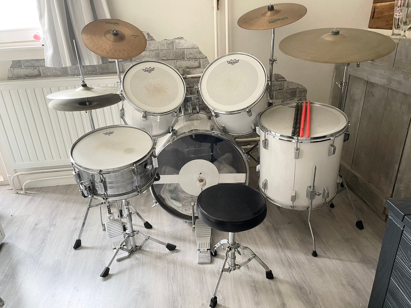 Witte Tama Rockstar, Ophalen, Zo goed als nieuw, Tama