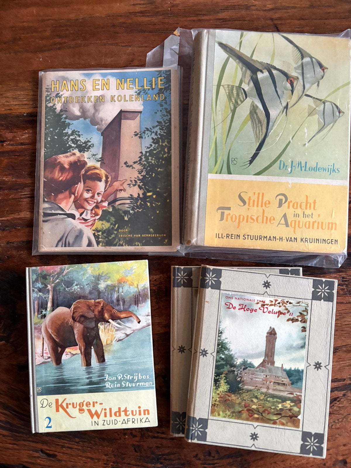 5 mini plaatjesalbums (Hille beschuit) jaren ‘50, Boeken, Ophalen of Verzenden, Gelezen, Plaatjesalbum