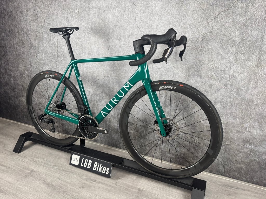 Nieuw! Aurum Essentia Full Carbon Sram Force AXS 2x12 Cockit, 28 inch, Carbon, Heren, Niet ingevuld
