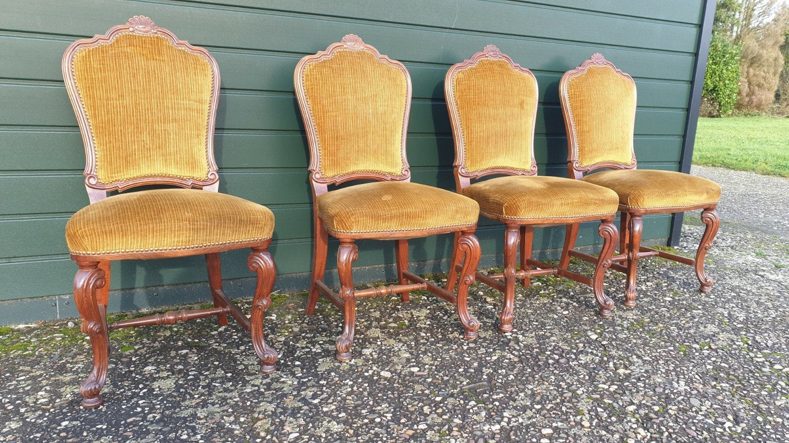 4 Barok Eetkamerstoelen - MAGAZIJN OPRUIMING, Ophalen