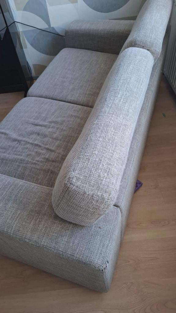 Tweepersoonsbankje voor studeer- of slaapkamer, Ophalen, Gebruikt, Tweepersoons, Stof