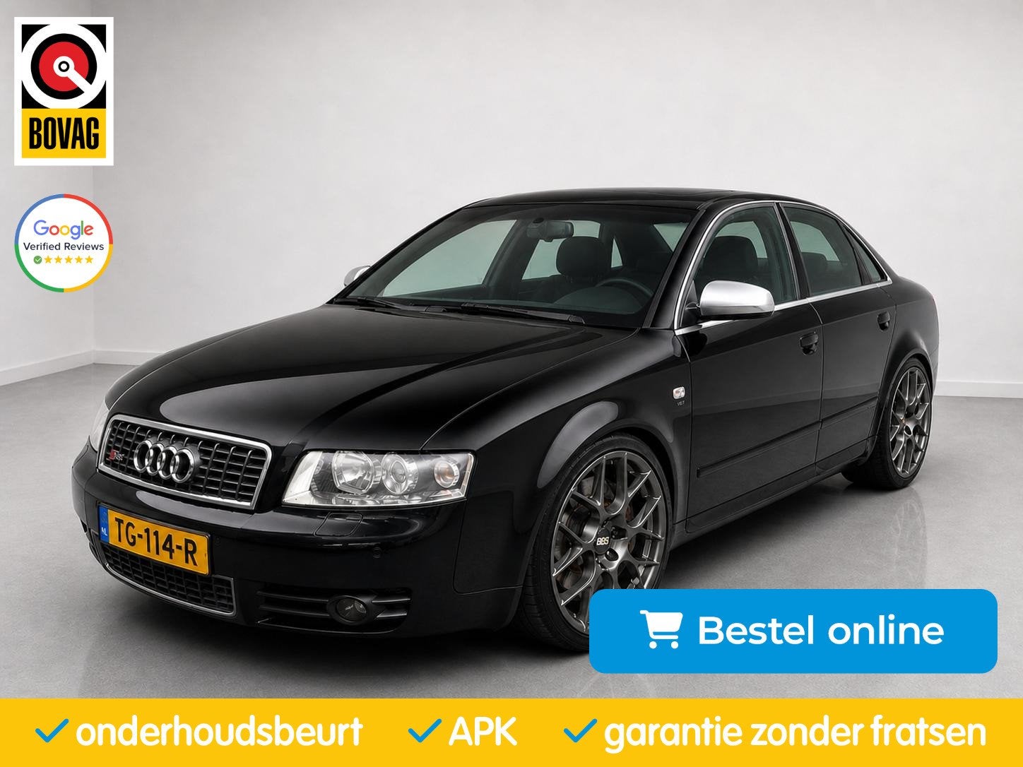 Audi 4.2 V8 quattro S4 Pro Line Limousine| Cruisecontrol|Vol, Automaat, V8, Gebruikt, Met garantie (alle)
