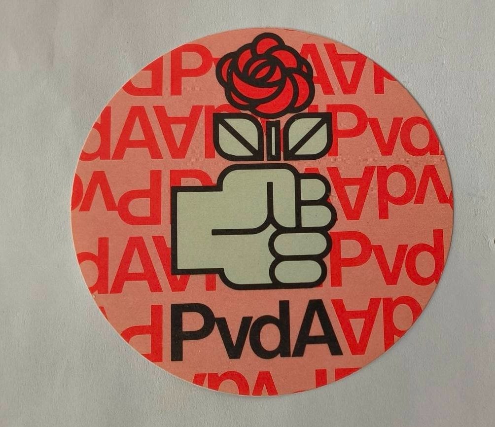 Sticker PVDA (nr4), Verzamelen, Stickers, Ophalen of Verzenden, Zo goed als nieuw, Bedrijf of Vereniging