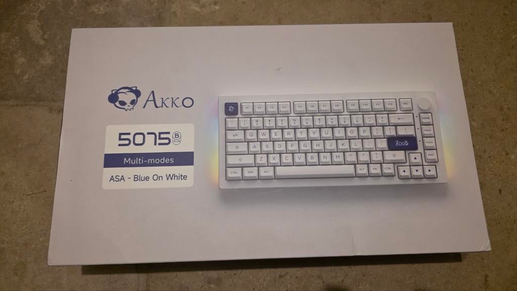 Akko 5075 B plus, Computers en Software, Toetsenborden, Ophalen of Verzenden, Qwerty, Zo goed als nieuw, AKKO
