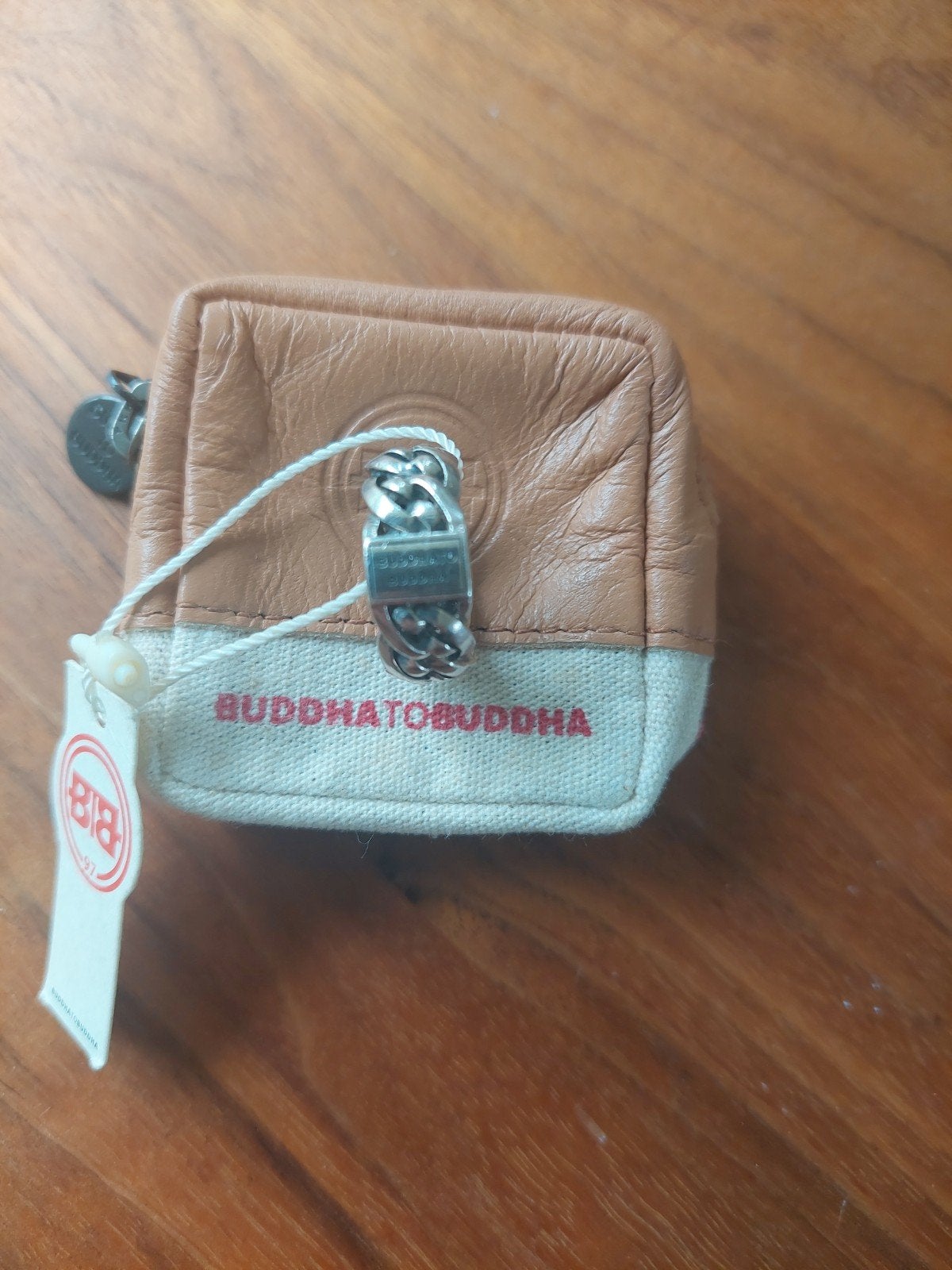 Buddha to Buddha ring, zo goed als nieuw, maat 16, Sieraden, Tassen en Uiterlijk, Ringen, Ophalen of Verzenden, Dame of Heer, Zilver