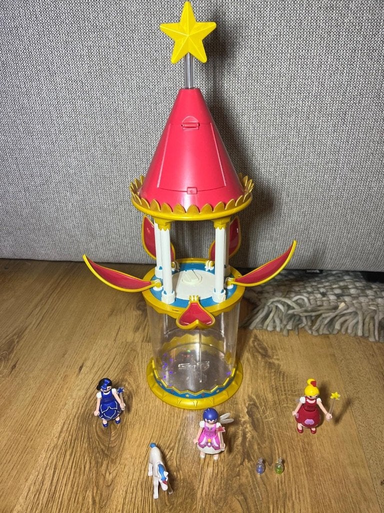 Playmobil super four elven toren, Gebouw, Complete set, Ophalen of Verzenden, Zo goed als nieuw